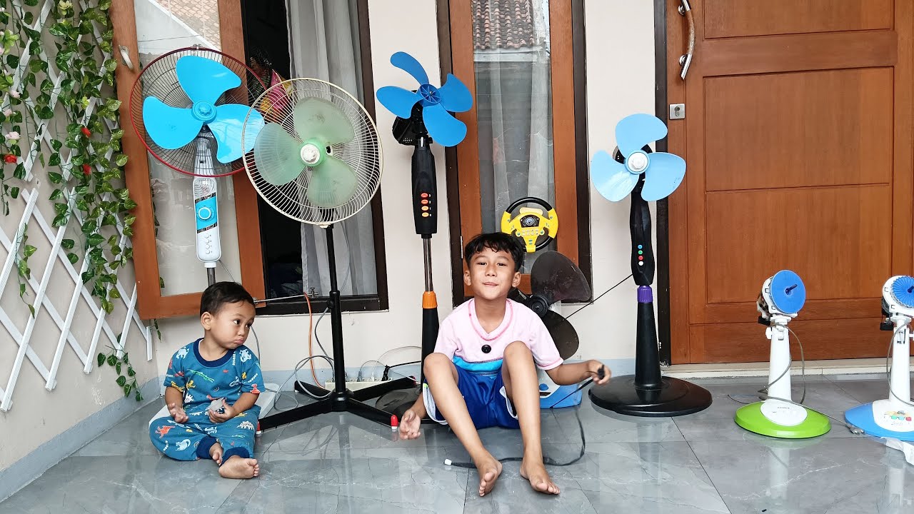 Main Dengan 7 Kipas Angin Yuk 🤗