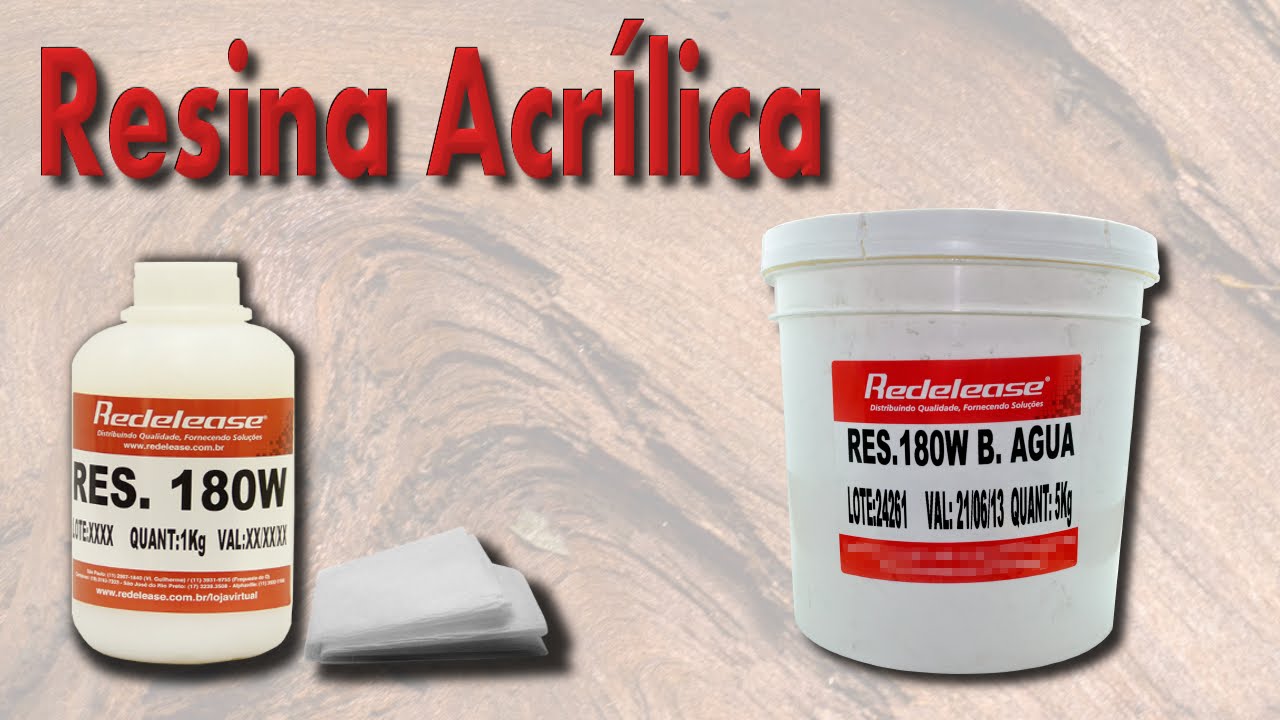 Resina Acrílica a base d'água - Pedra, madeira, tijolo, pintura e laminação