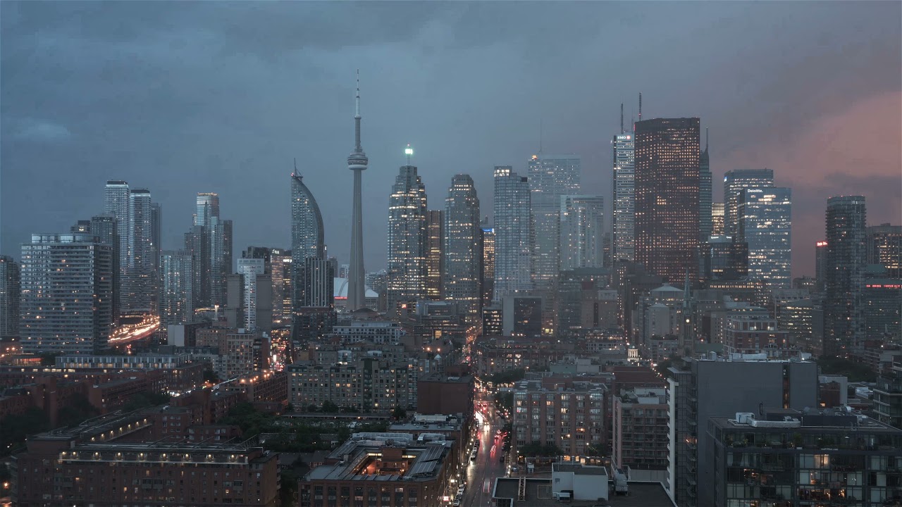 Day to Night Timelapse City 4K
