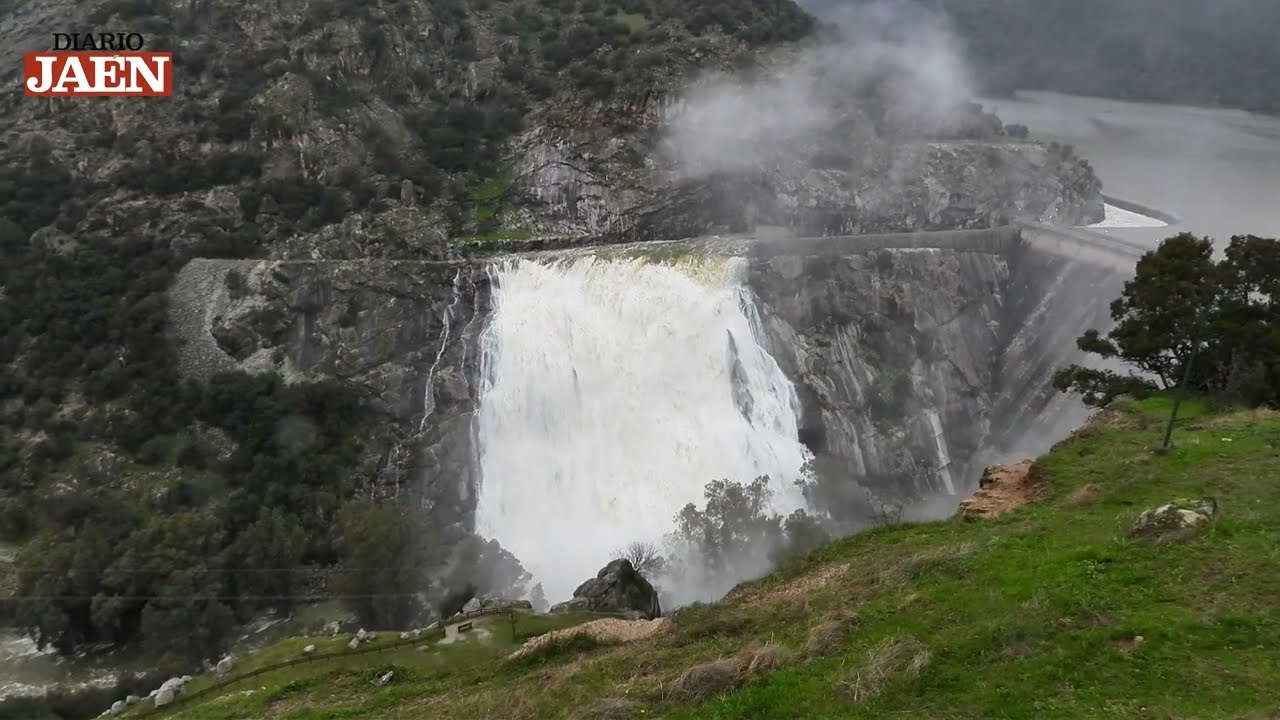 Desembalse del Jándula.