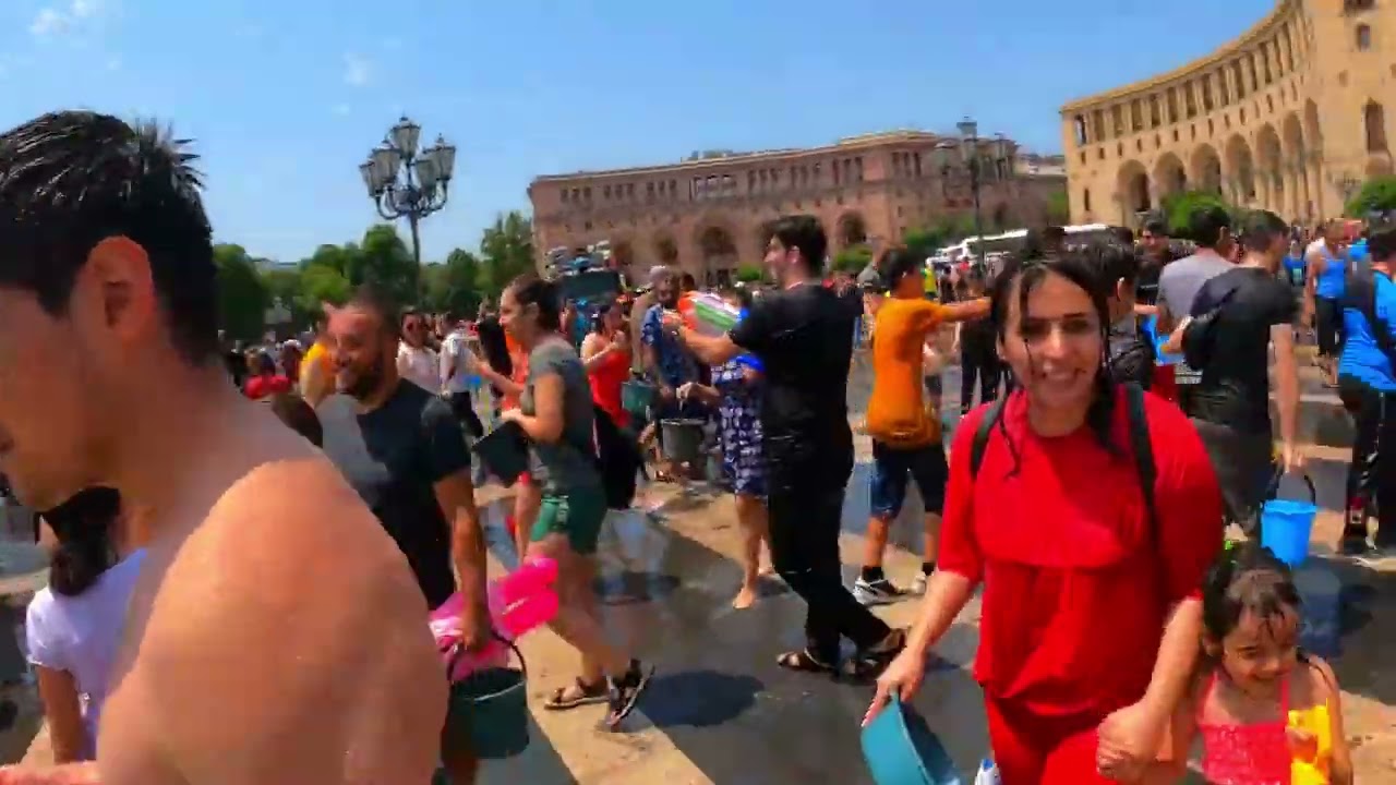 “I Survived Armenia’s Wild Water Festival! 🇦🇲 | Վարդավառի Ջրային Մրցավազքը” VARDAVAR