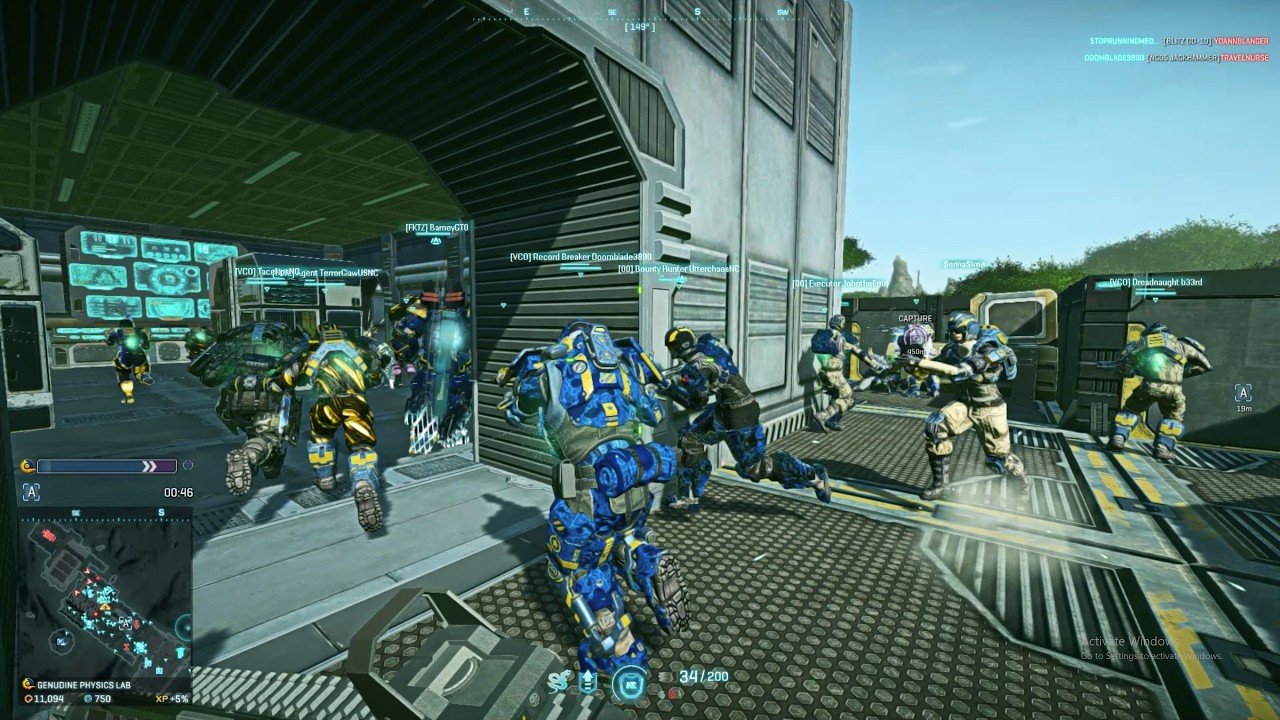 PlanetSide 2 - Genudine physics