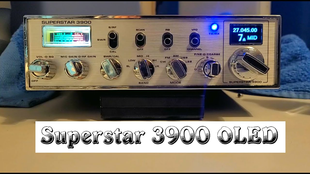 Superstar 3900 OLED custom CB radio checkout