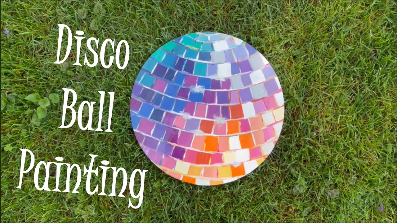 Disco Ball Painting