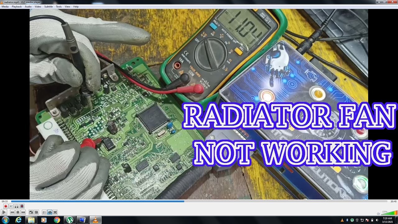 RADIATOR FAN NOT WORKING. RADIATOR FAN PROBLEM IN ECM. REPAIR RADIATOR FAN PROBLEM. ECM EXPERT PART4