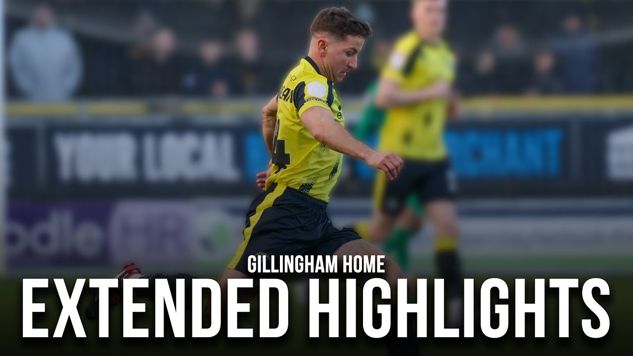 Harrogate Town 0-3 Gillingham Extended Highlights