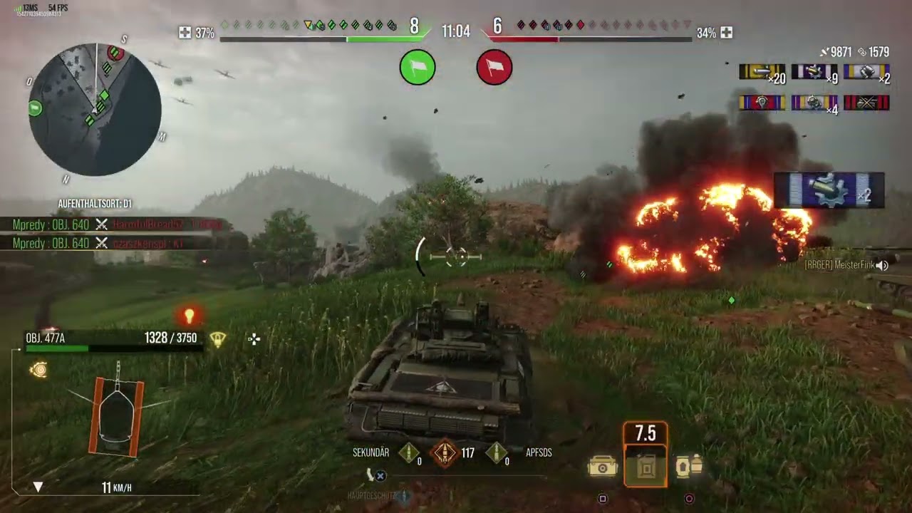 Standard Runde im Obj 477A🇷🇺 ü11000 Schaden  Kills sind Mangelware🤮 U Plötzlich geht nix mehr💩F.U.