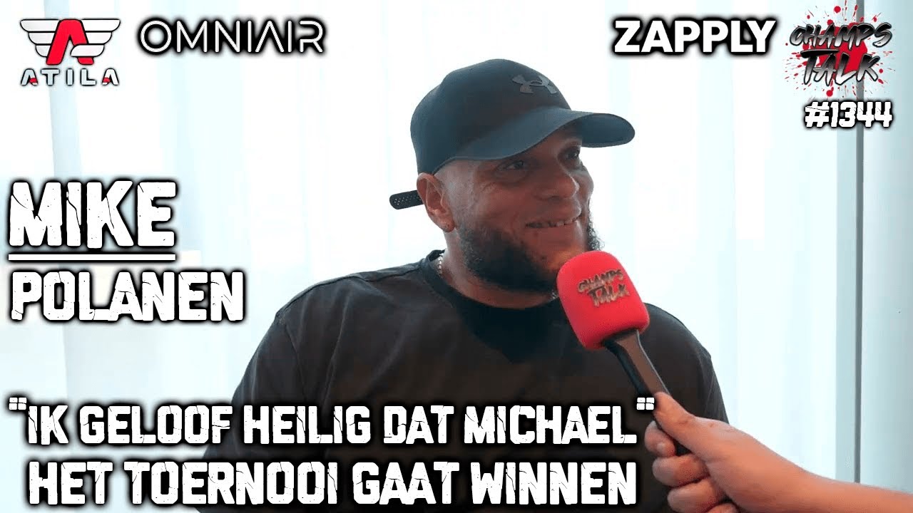 MIKE POLANEN “IK GELOOF HEILIG DAT MICHAEL HET TOERNOOI GAAT WINNEN” 🏆💯🥊 #GLORY105 #ARJ