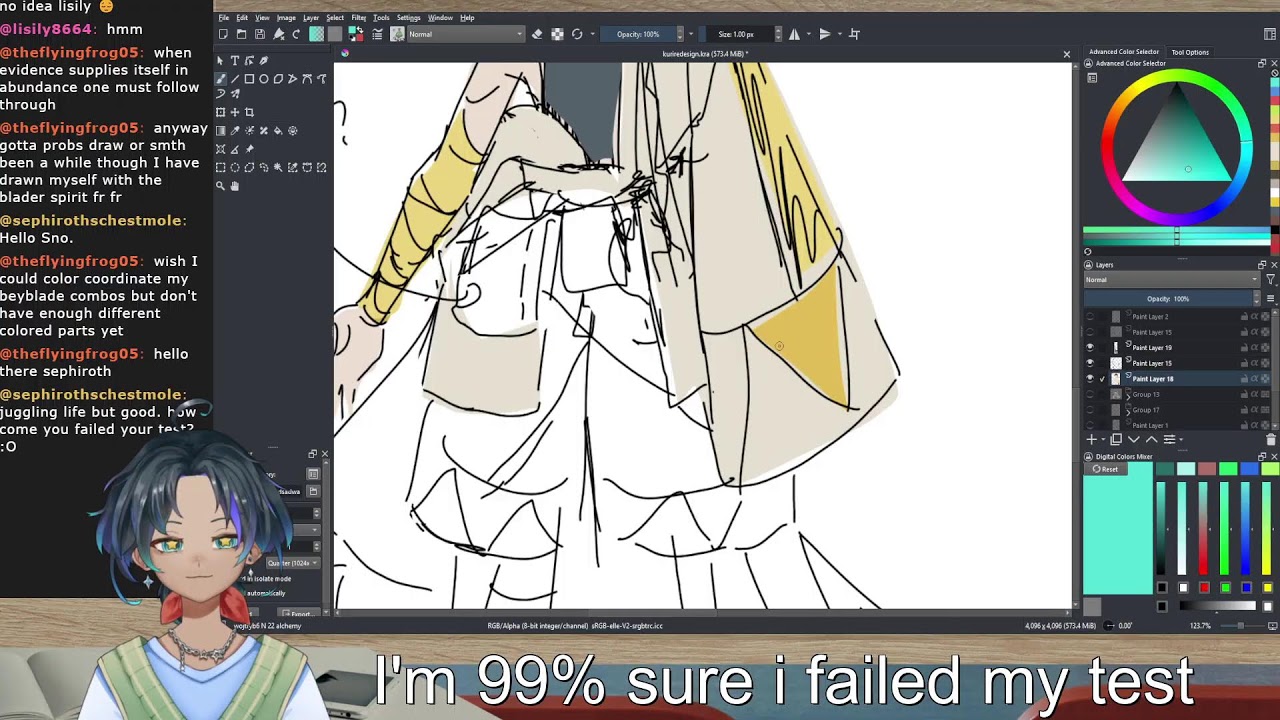drawing while streaming to everybody