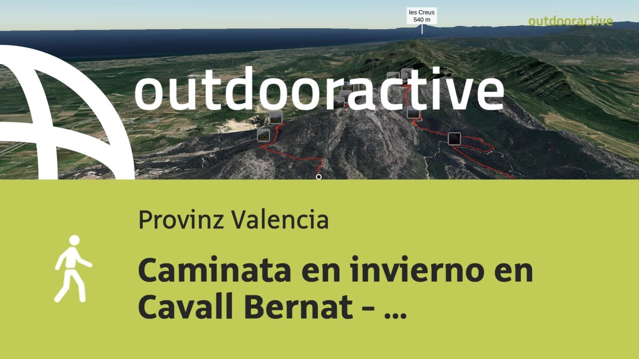 Video 3D interactivo: Caminata en invierno en Cavall Bernat - Itinerario ...