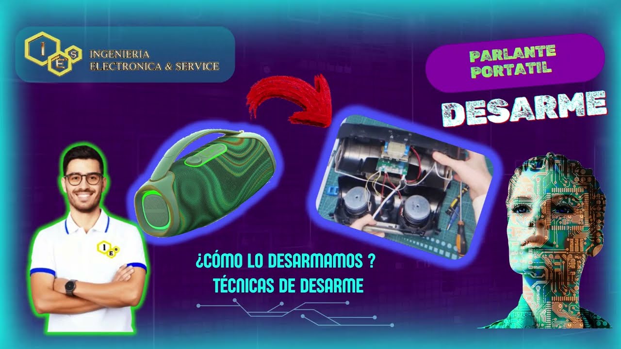 🛠️ Cómo DESARMAR Equipo Audio Portátil DIFÍCIL (Encastres Ocultos) | Tutorial