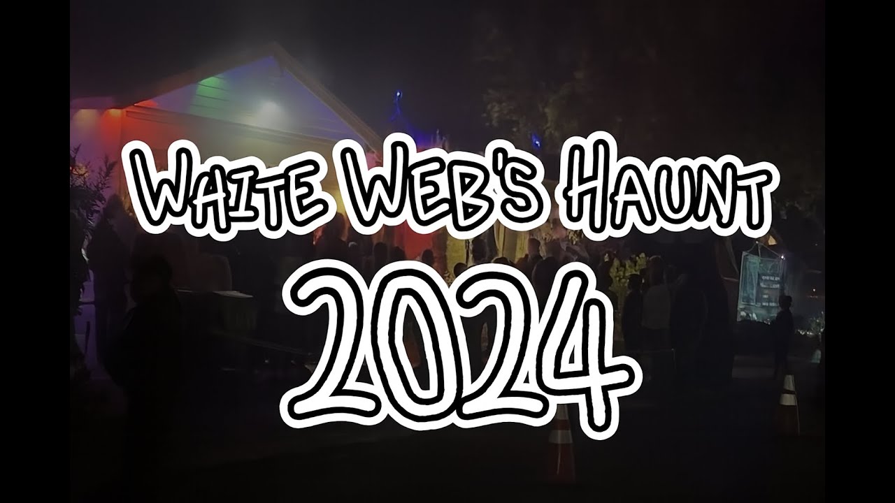 White Web's DIY Home Haunted House 2024