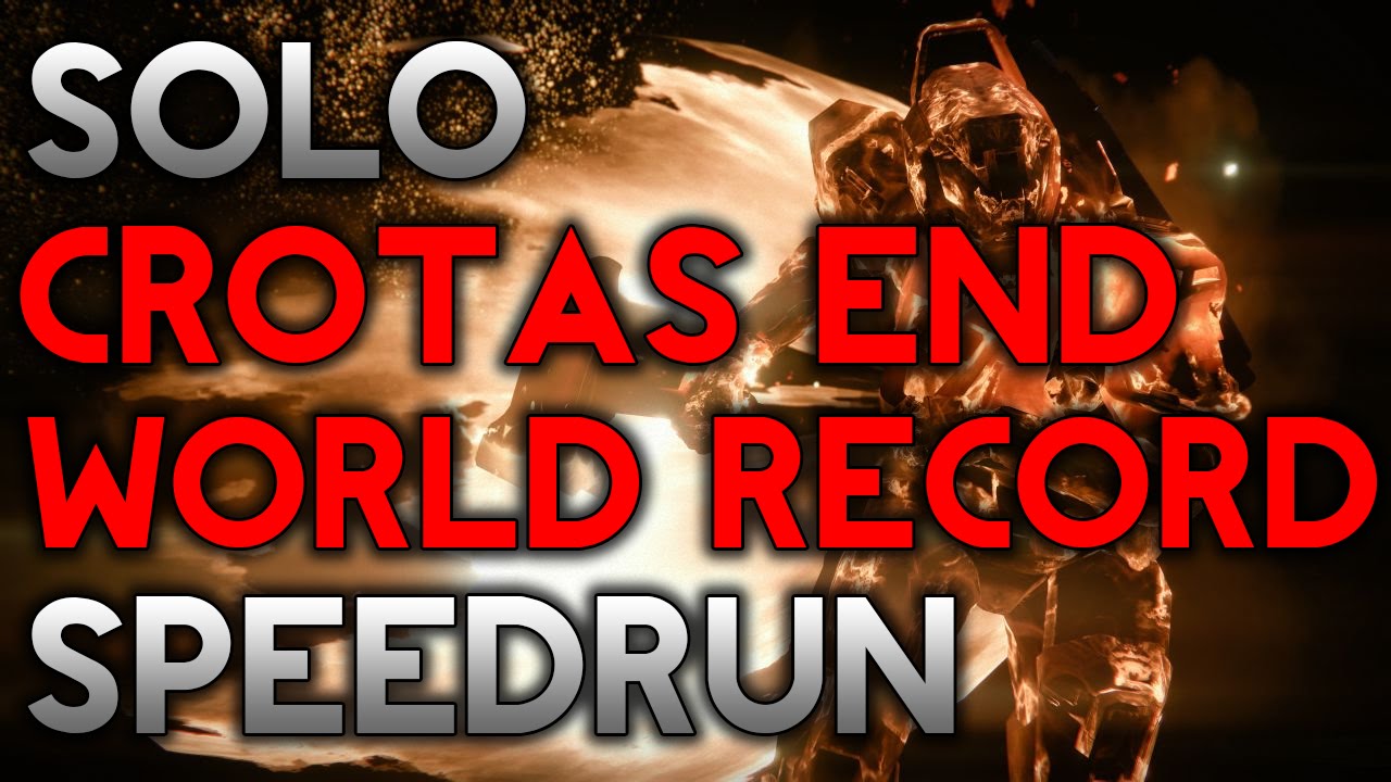 Crota Solo Speedrun! (8:18) (Titan)
