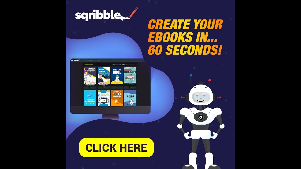 Sqribble REVIEW & BONUS Templates - How To Create An Ebook In Minutes