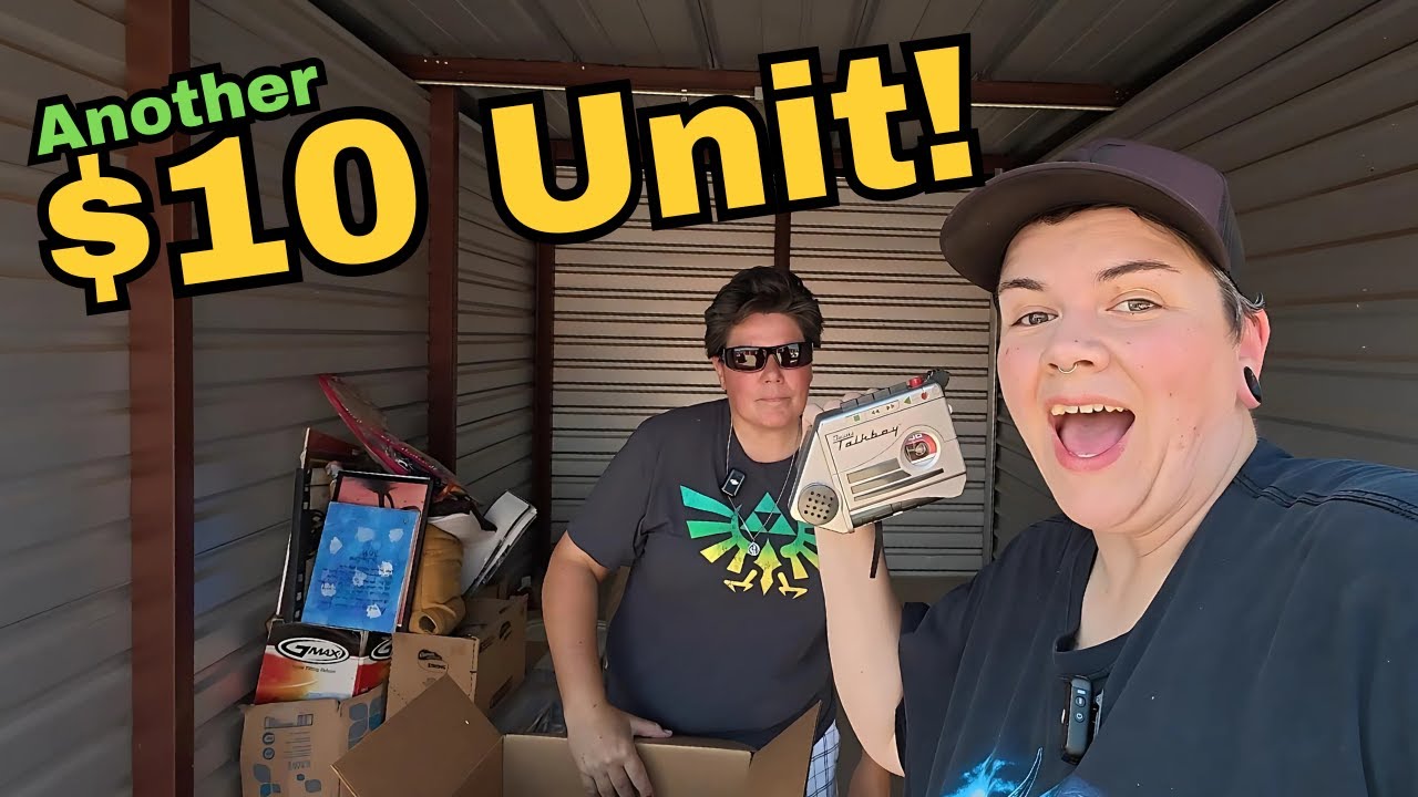 We bought ANOTHER storage unit for $10 & it was MAGICAL!