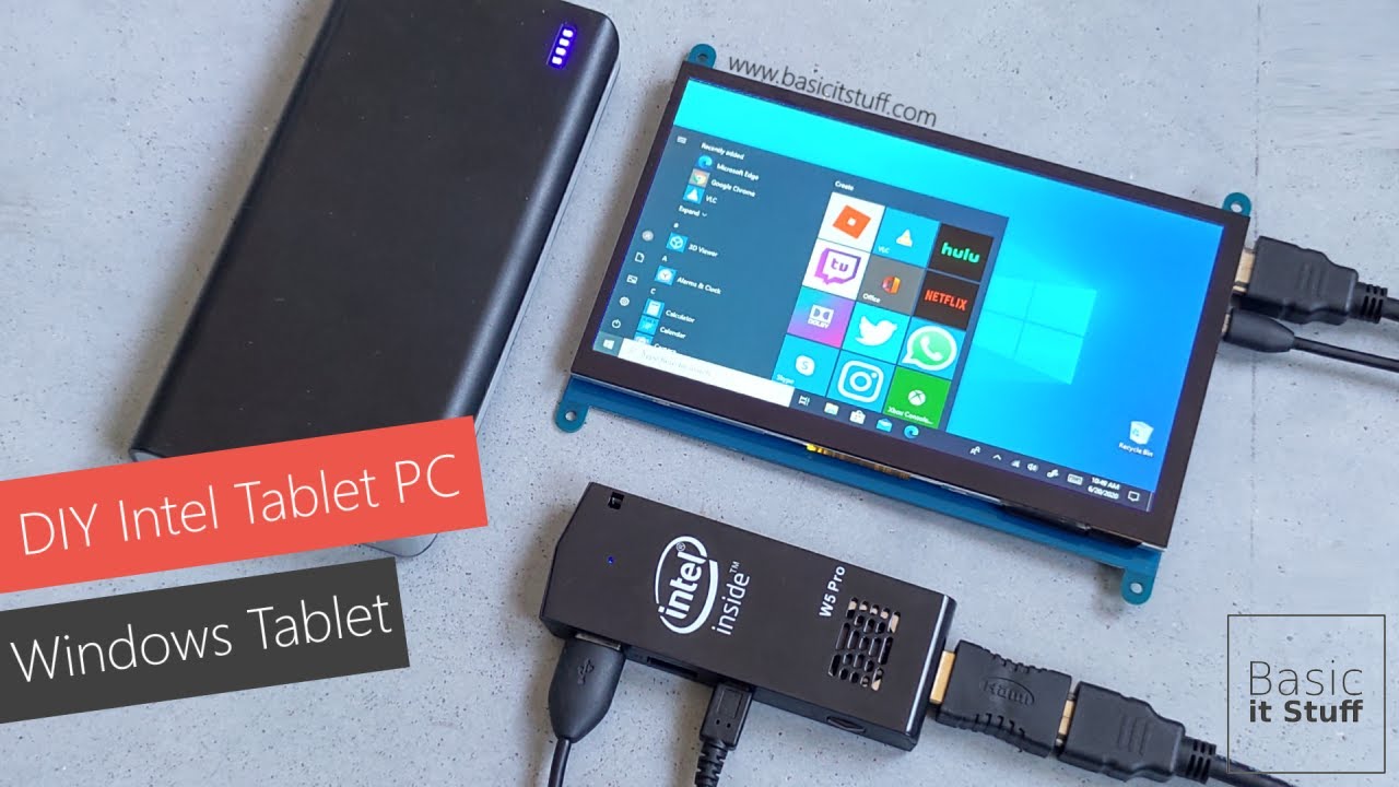 DIY Intel Tablet PC - Windows Tablet