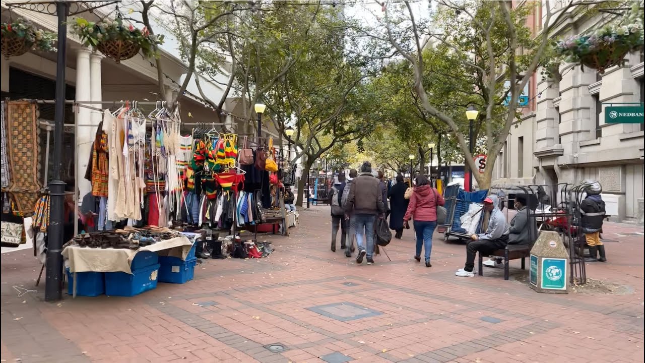 HD Cape Town Walk 2022 - Downtown 1/2 [ASMR Non-Stop]