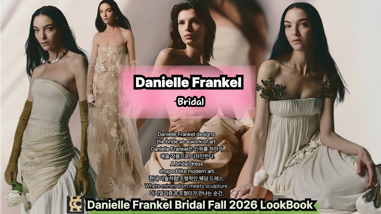 Danielle Frankel Bridal 2026 Lookbook- Minimal. Sculptural.