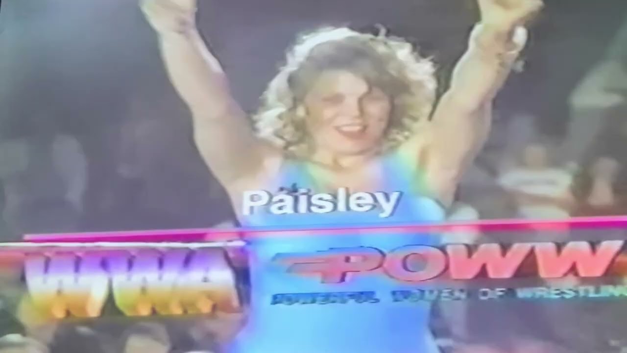 Paisley vs. Pali Al Azar rematch POWW Sasha GLOW Palestina Sugar gals ladies women WWA wrestling