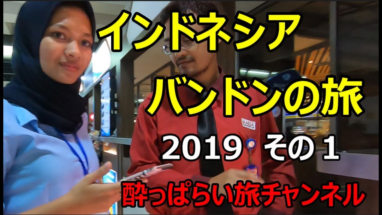 ☆★2019夏休みのインドネシア・バンドン旅行の記録　1日目　8/11　Bandung　ジャカルタ　スカルノハッタ空港　セブパシフィック航空 海外旅行のVLOG　海外旅行