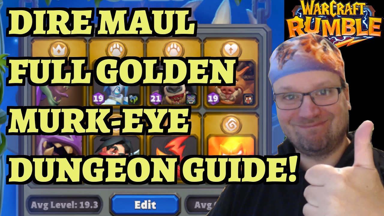 Dire Maul Dungeon Guide - Beast Week - Old Murk-Eye - Red Difficulty - Warcraft Rumble