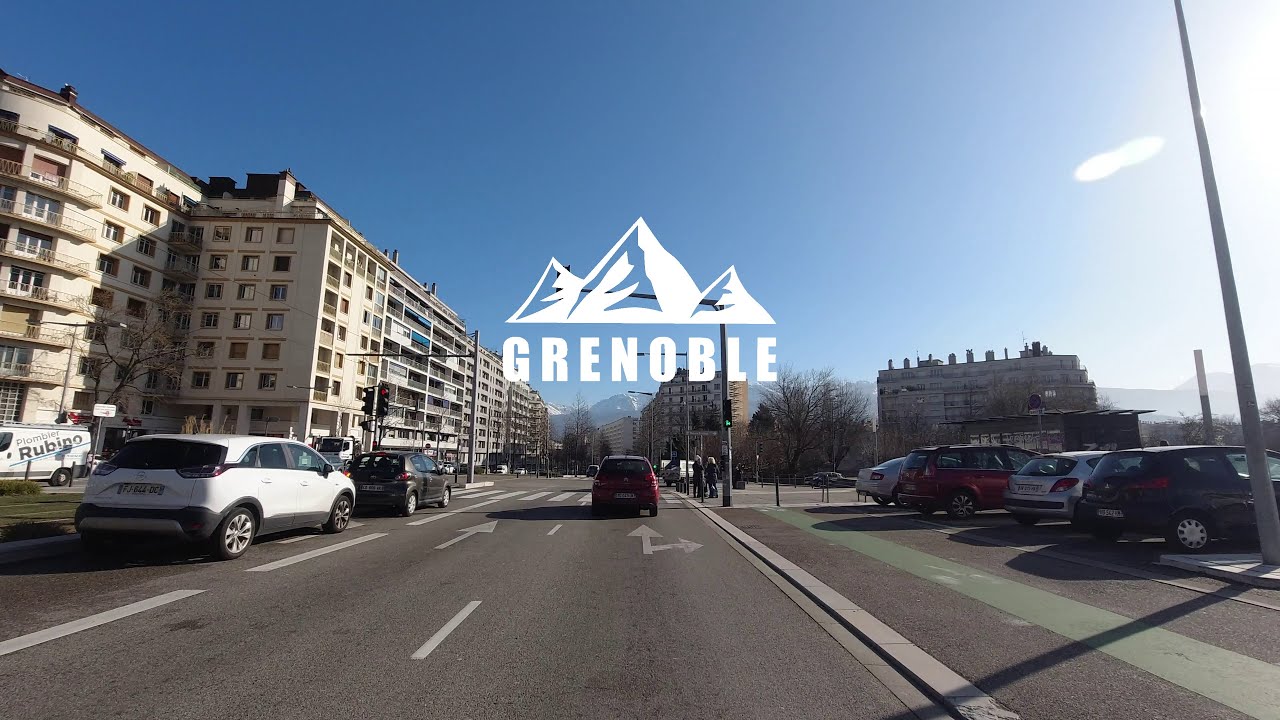 DRIVING DOWNTOWN GRENOBLE 🇫🇷 4K⁶⁰ @J Utah