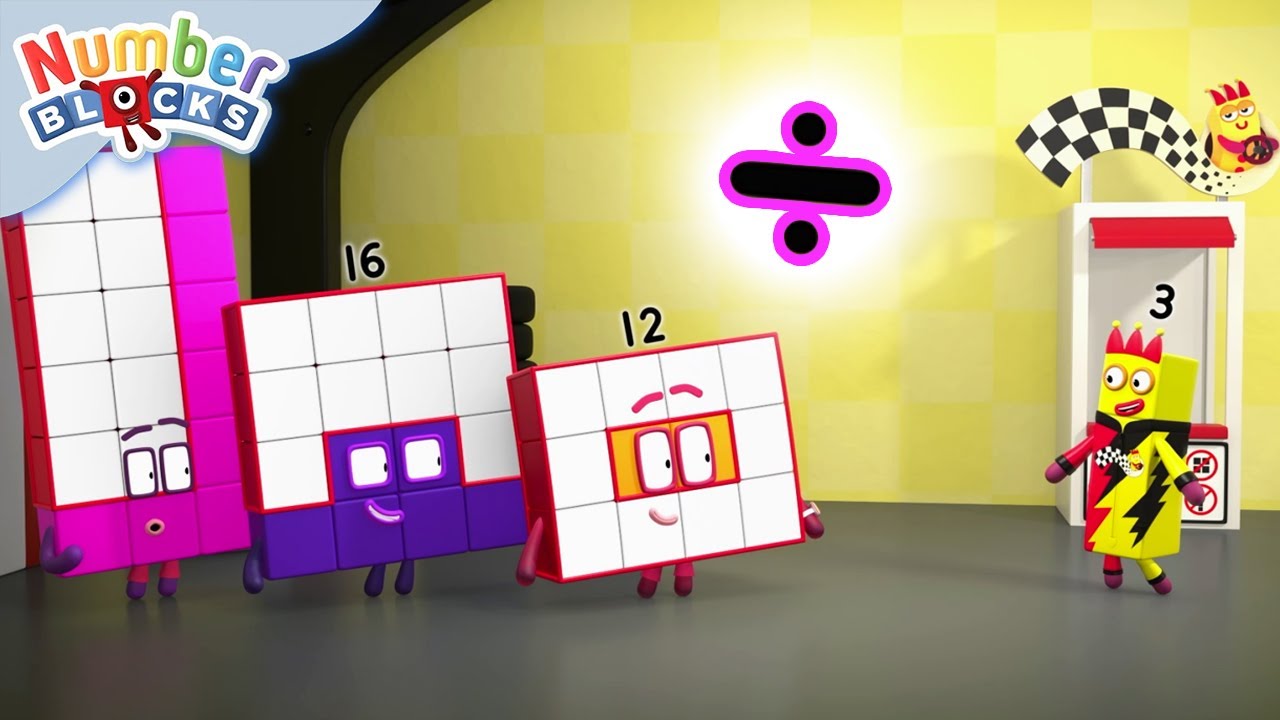 Division Made Easy for Kids | Learn to Count for Kids | Number Cartoon | Numberblocks