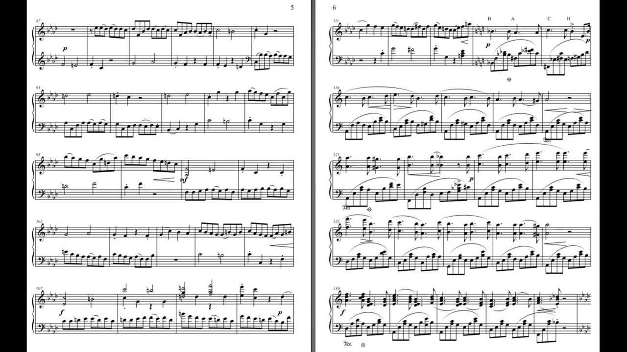 Piano sonata in e-minor - based on a powerful Beethoven draft