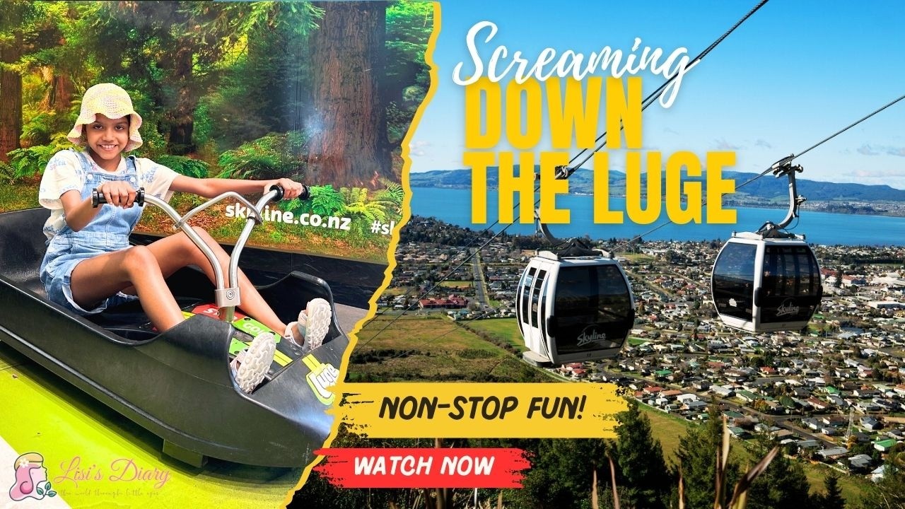 Blue Lake to Skyline Luge | Rotorua Fun Day | Lisi’s Diary