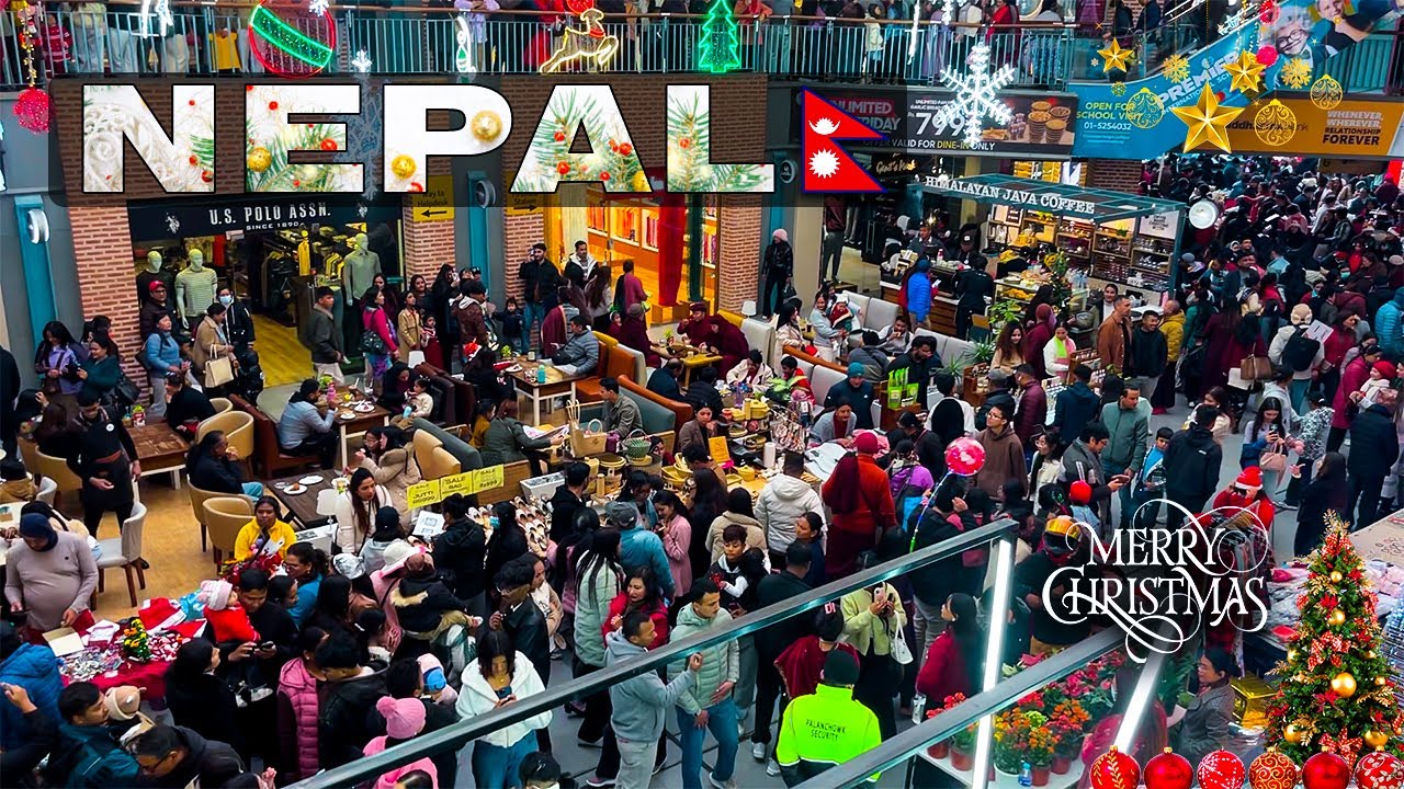 🇳🇵This Place In NEPAL Went INSANE on CHRISTMAS 🎄| UNREAL Celebration & Crowd