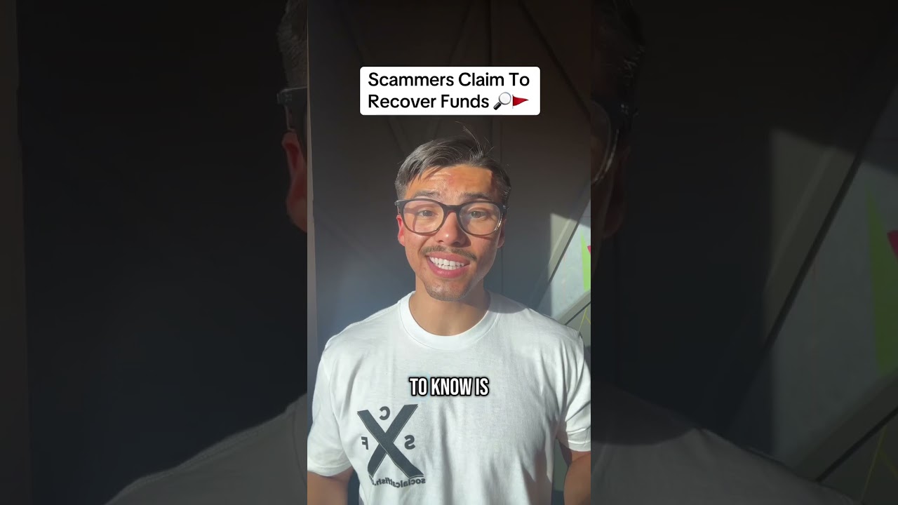 Scammers Claim to Recover your Lost Funds 💸 😱 #shorts