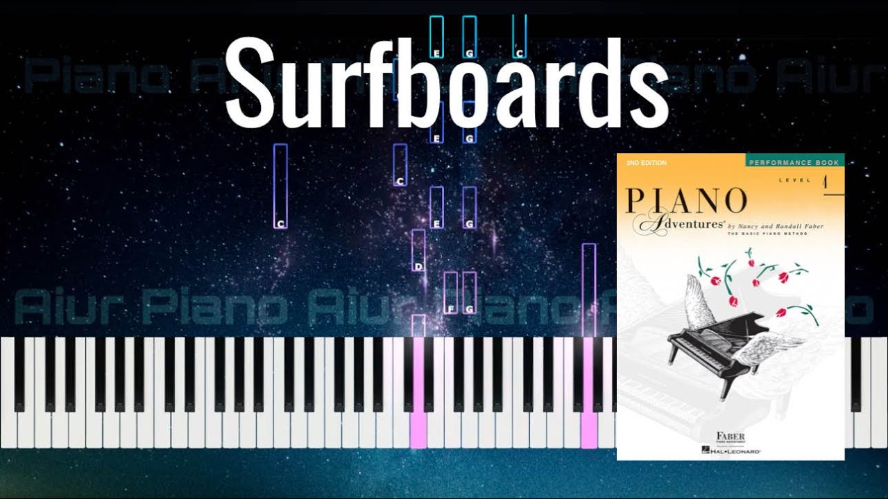 Surfboards | Piano Adventures Level 4 Performance Book