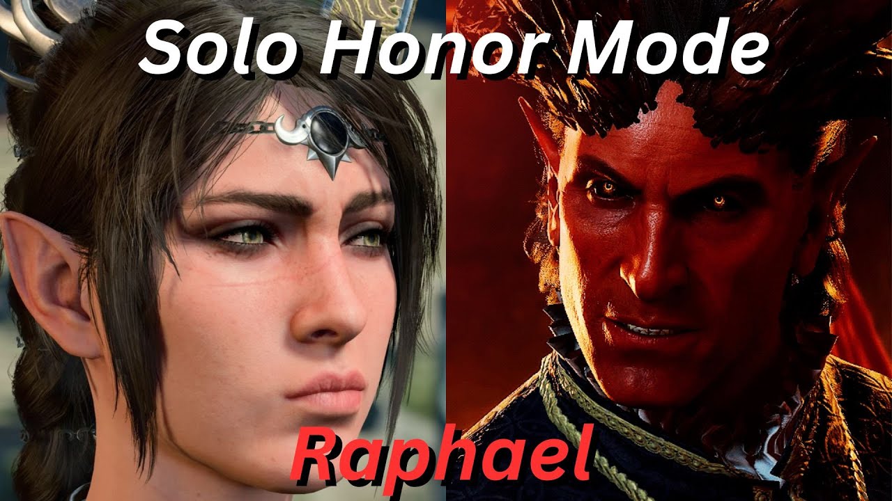 No Gear Solo Honour Mode - Raphael | Baldur's Gate 3