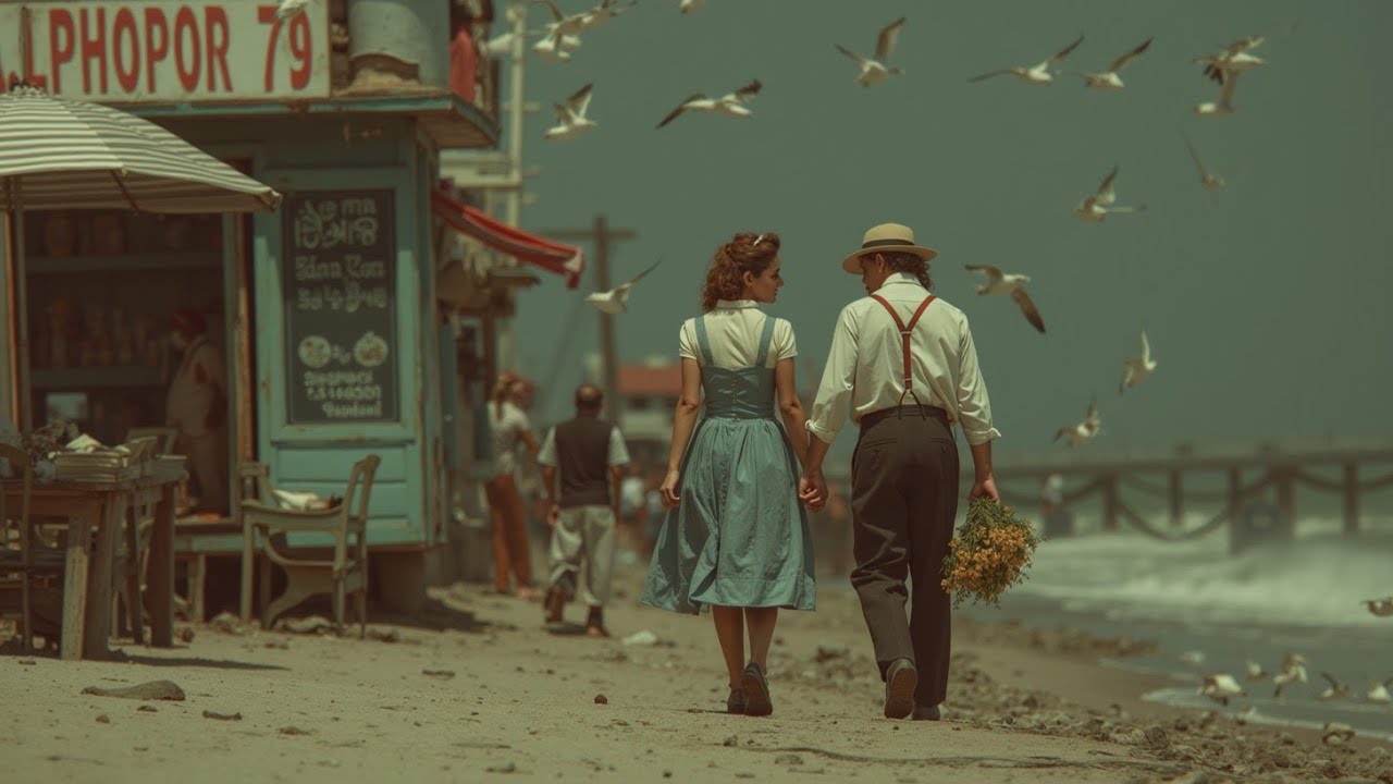 Romantic Beach Jazz Vintage Swing Music Ambiance Perfect for Your Seaside Escape