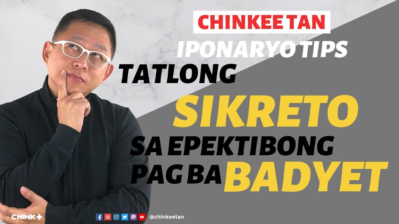 Iponaryo Tips: Tatlong Sikreto Sa Epektibong PagbaBADYET