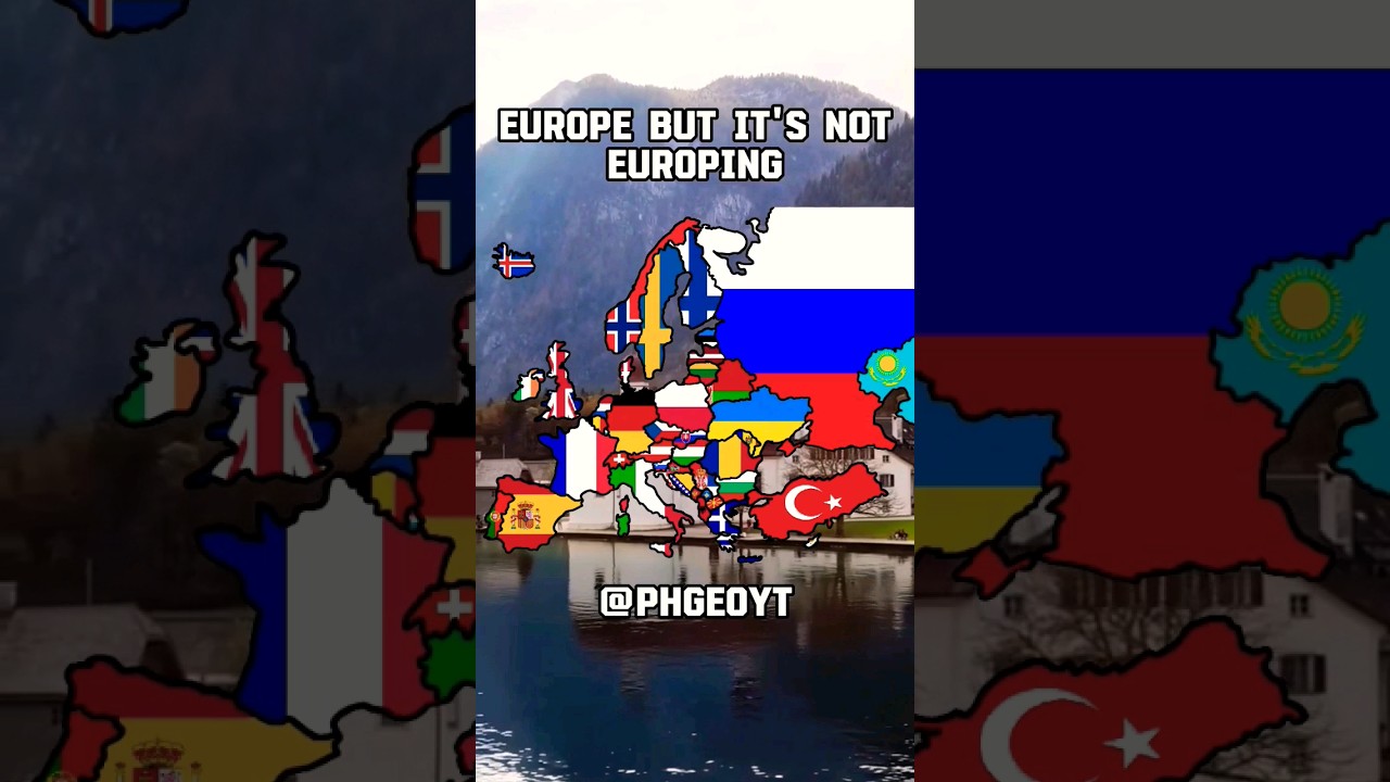 Europe but it's not Europing #geo #geoedit #geography #country #history #meme #europe #mapping #map