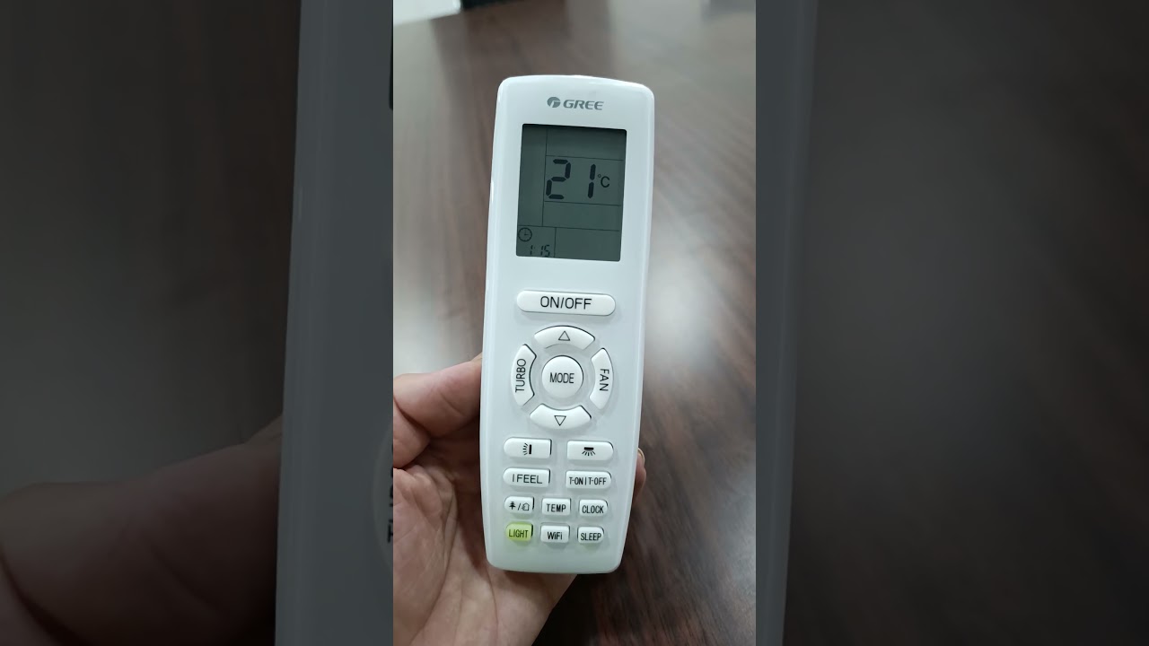 ⛑️GREE Split AC Remote #Gree #Split_ac_remote #electrical #aircondition 🧑&zwj;✈️