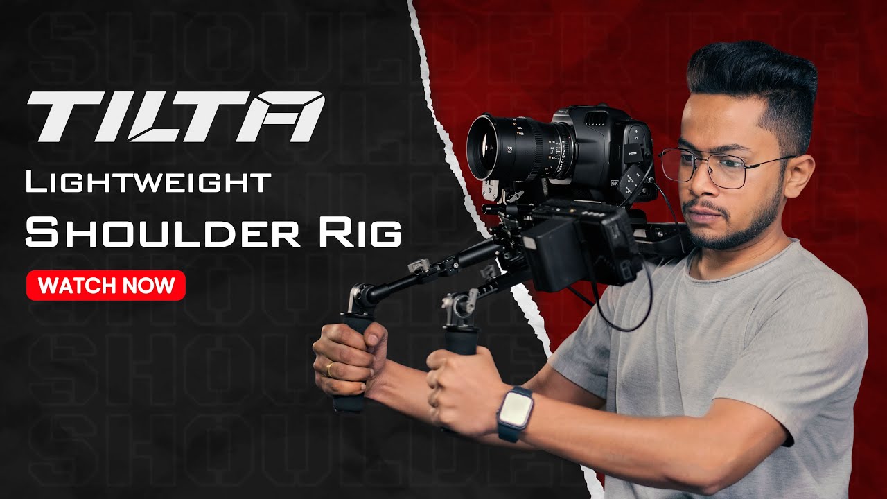 #tilta #blackmagic Tilta Lightweight Shoulder Rig Black | Tilta