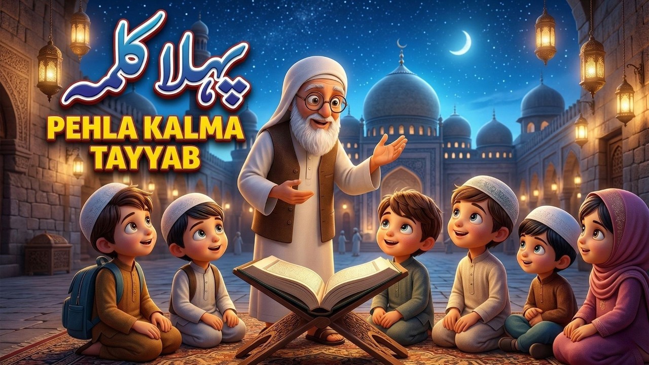 #Ramadan_Special Pehla Kalma Tayyab For Kids | Islamic Basic Learning Kalima | First Kalma Tayyab