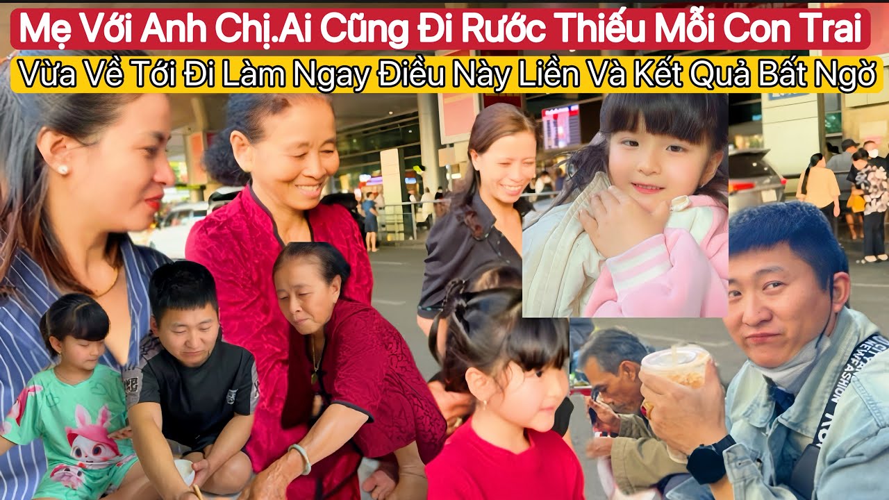 #120🇻🇳🇨🇳Xuống Sân Bay Tưởng Được Gặp Con Trai Ai Ngờ.2 Chị Vợ Đãi Rễ Trung Bữa Cơm Đạm Bạc Đầu Tiên 