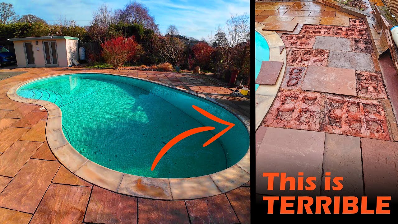 Massive Poolside Restoration | Clean & Repoint | Part 1