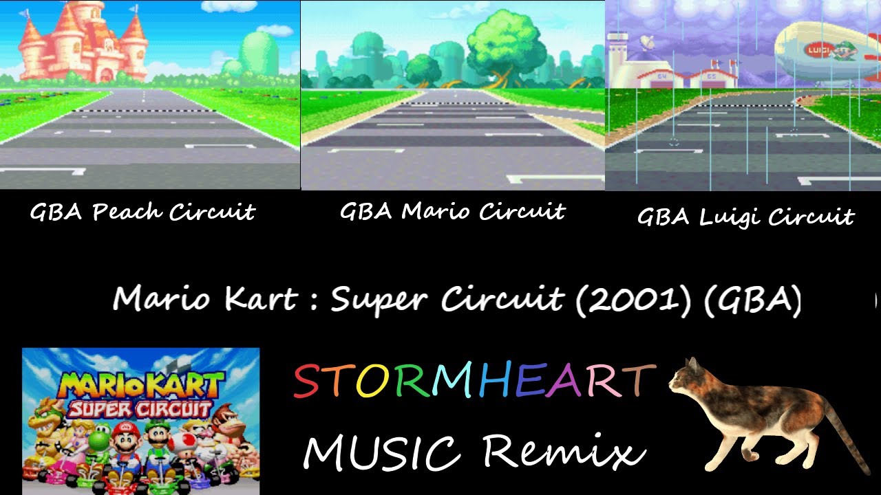 Mario Kart : Super Circuit (GBA) (2001) - Peach, Mario and Luigi Circuit - Stormheart Remix
