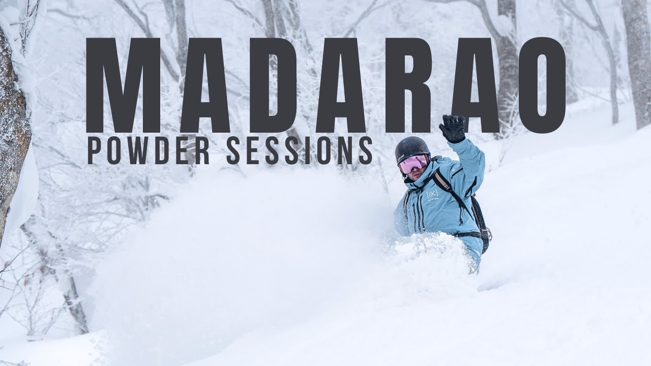 MADARAO | Learning To Ride Powder In JAPAN #snowboarding