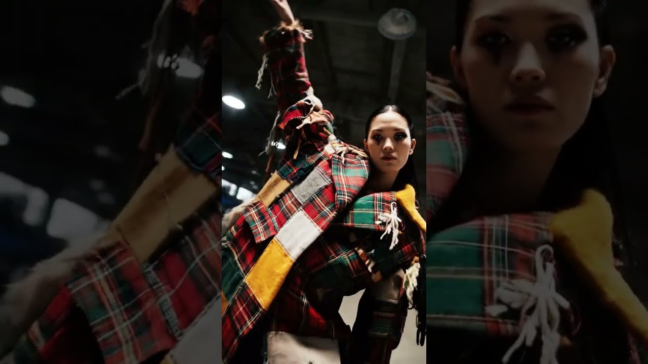 Deconstructed Art: Avant-Garde Patchwork Runway Live