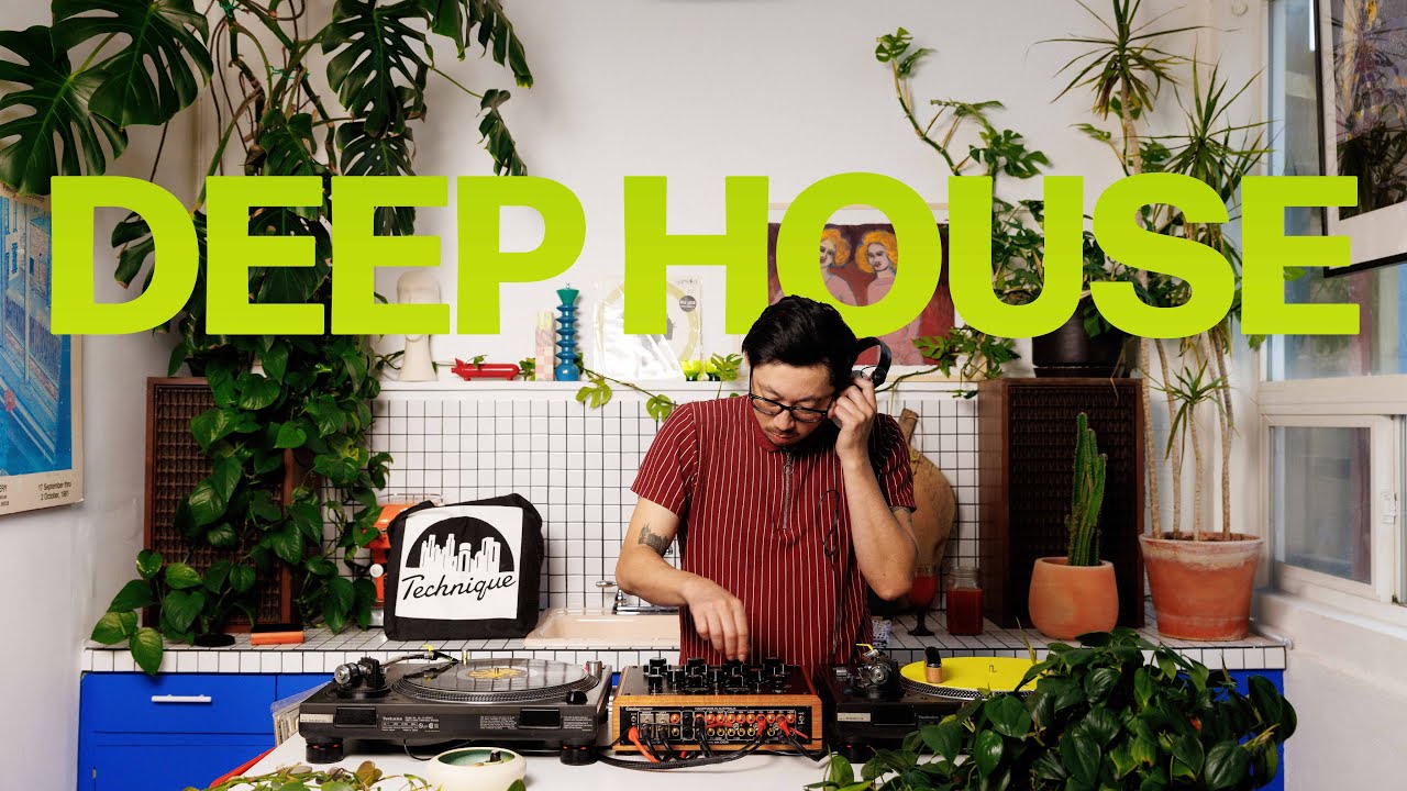 Chill Deep House Mix, Organic & Dubby House [Vinyl Studio Session] with Yujin Oshino