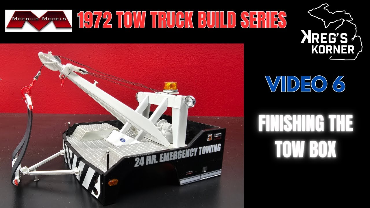 MOEBIUS TOW TRUCK BUILD SERIES VIDEO 6 #modelcars #moebius #gaahleri