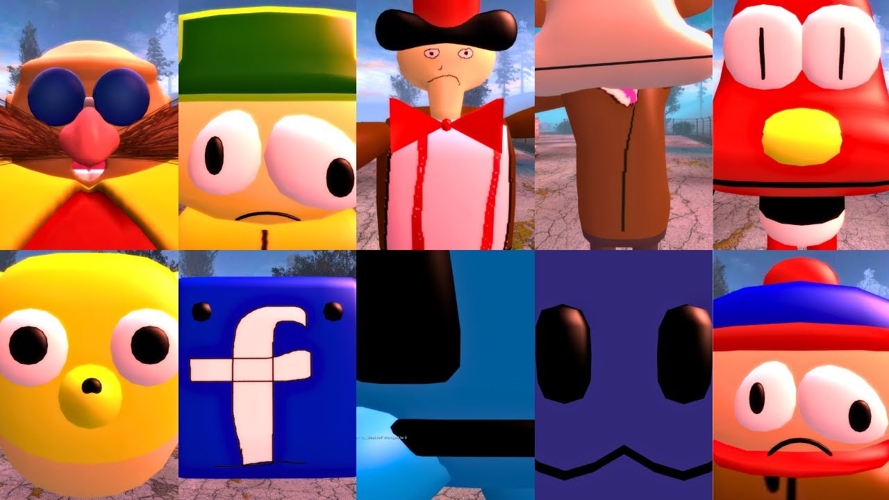 ALL NEW 3D SANIC CLONES MEMES NEXTBOT v9 IN Garry's Mod