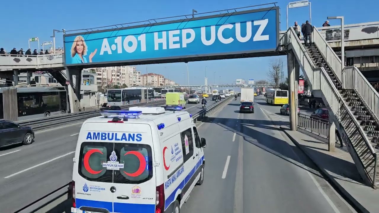 İstanbul'da 76D ile Şirinevler- Tınaztepe Arası Otobüsle Seyahat