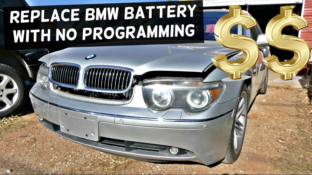 How to Replace BMW BATTERY without PROGRAMMING