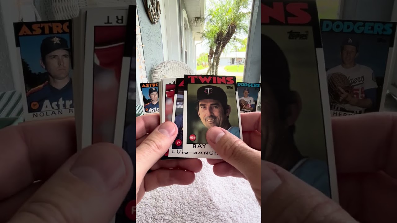 1986 Topps Baseball 48-Card Rack Pack opening from the Rack Pack Box!!!!!!!
